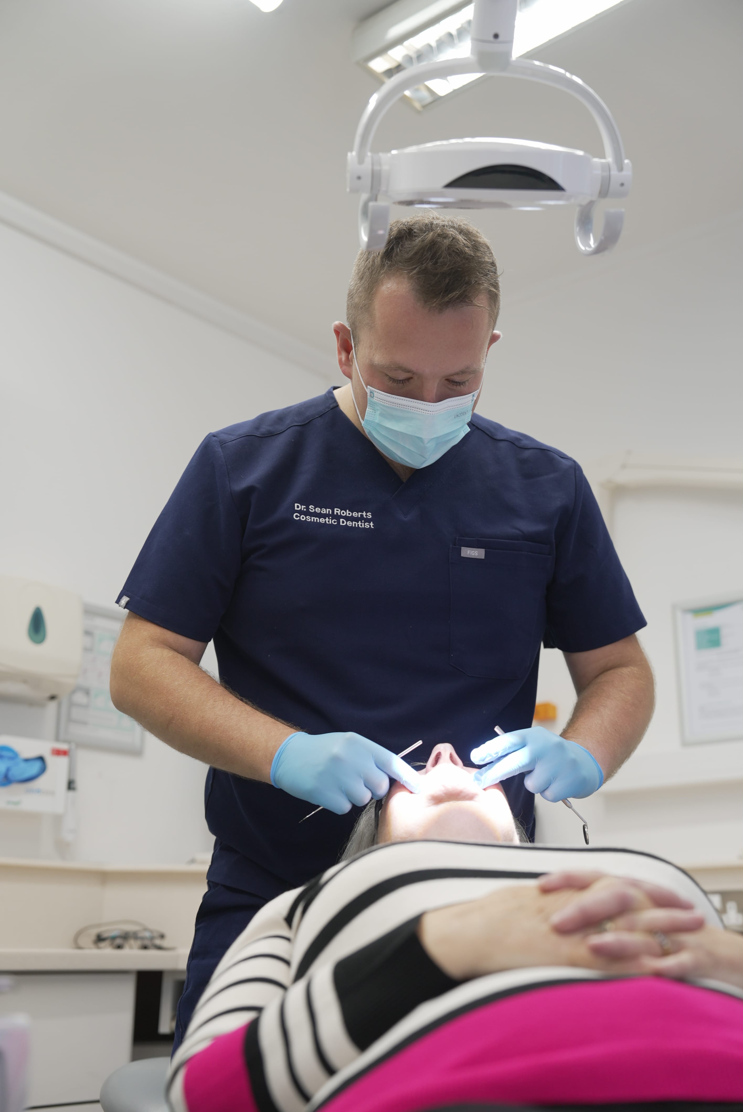 3D digital dental scan displayed on a laptop for dental treatment planning
